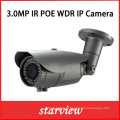 3.0MP WDR Poe IP Water-Proof 2.8~12mm Lens IR Bullet Camera